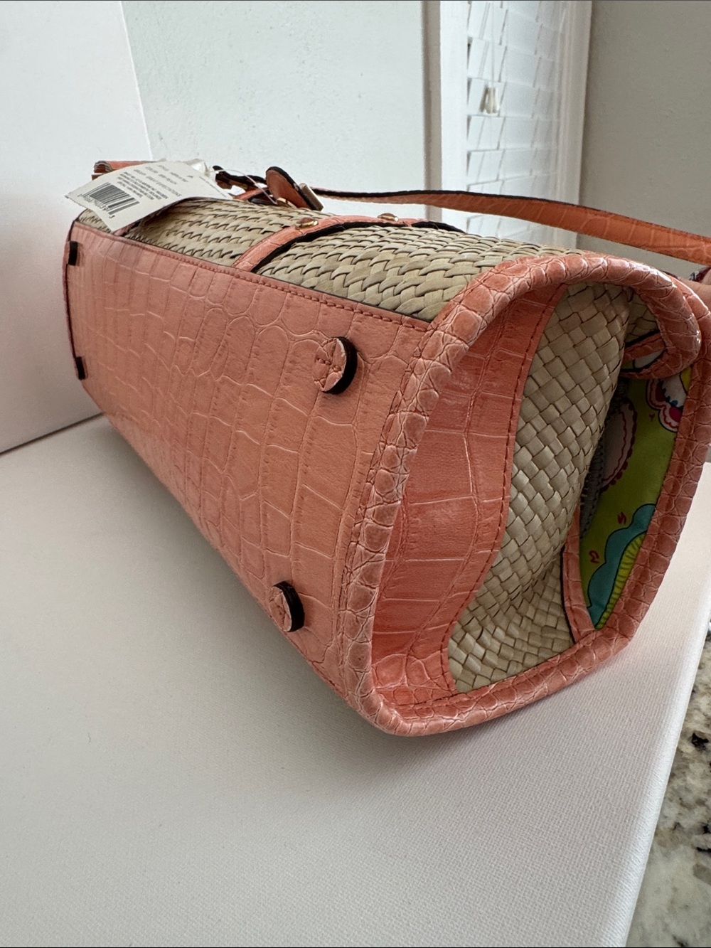 Vintage Liz Claiborne Great Expectations Y2K Barrel Shoulder Bag - Picture 7 of 7